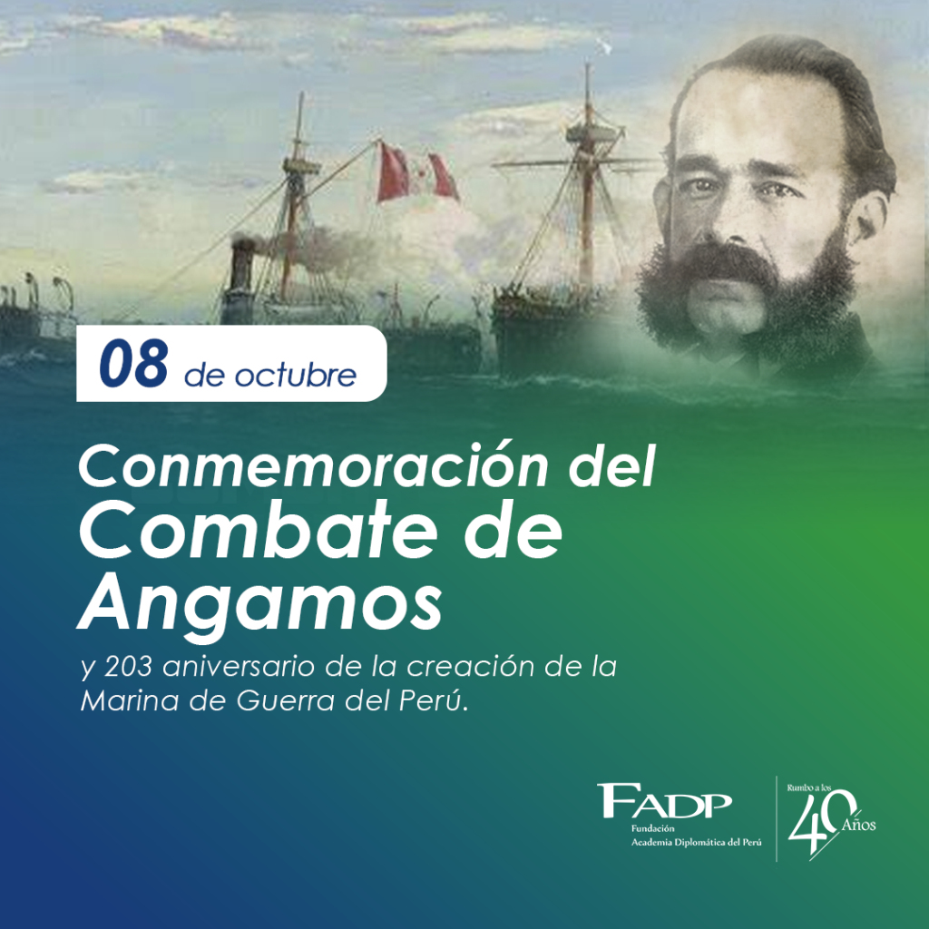 Aniversario del Combate Naval de Angamos y de la Marina de Guerra del Perú