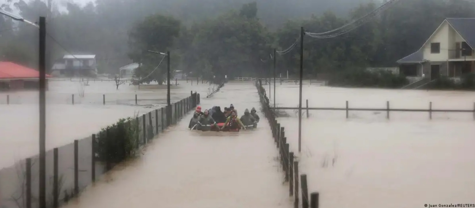 Chile: miles de damnificados y 1 muerto por intensas lluvias